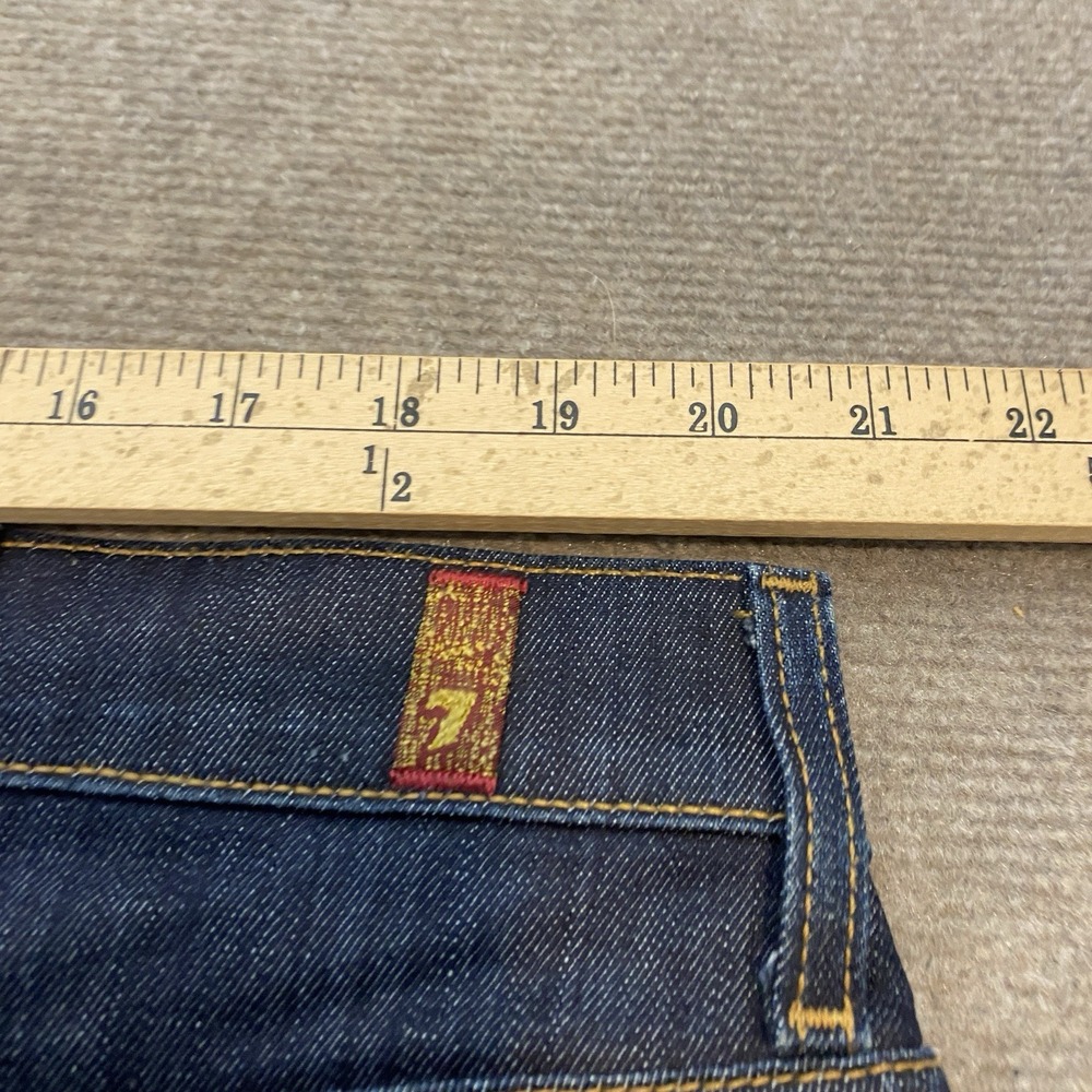 7 For All Mankind Austyn Jeans Men 40x30 Y2K Baggy Button Fly Wide Leg USA - Picture 7 of 10